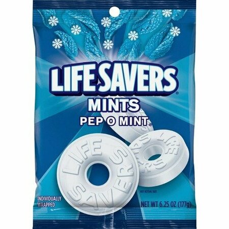 MARS Life Savers Mints, Pep-O-Mint, 6.25 oz. Bag MRS08503